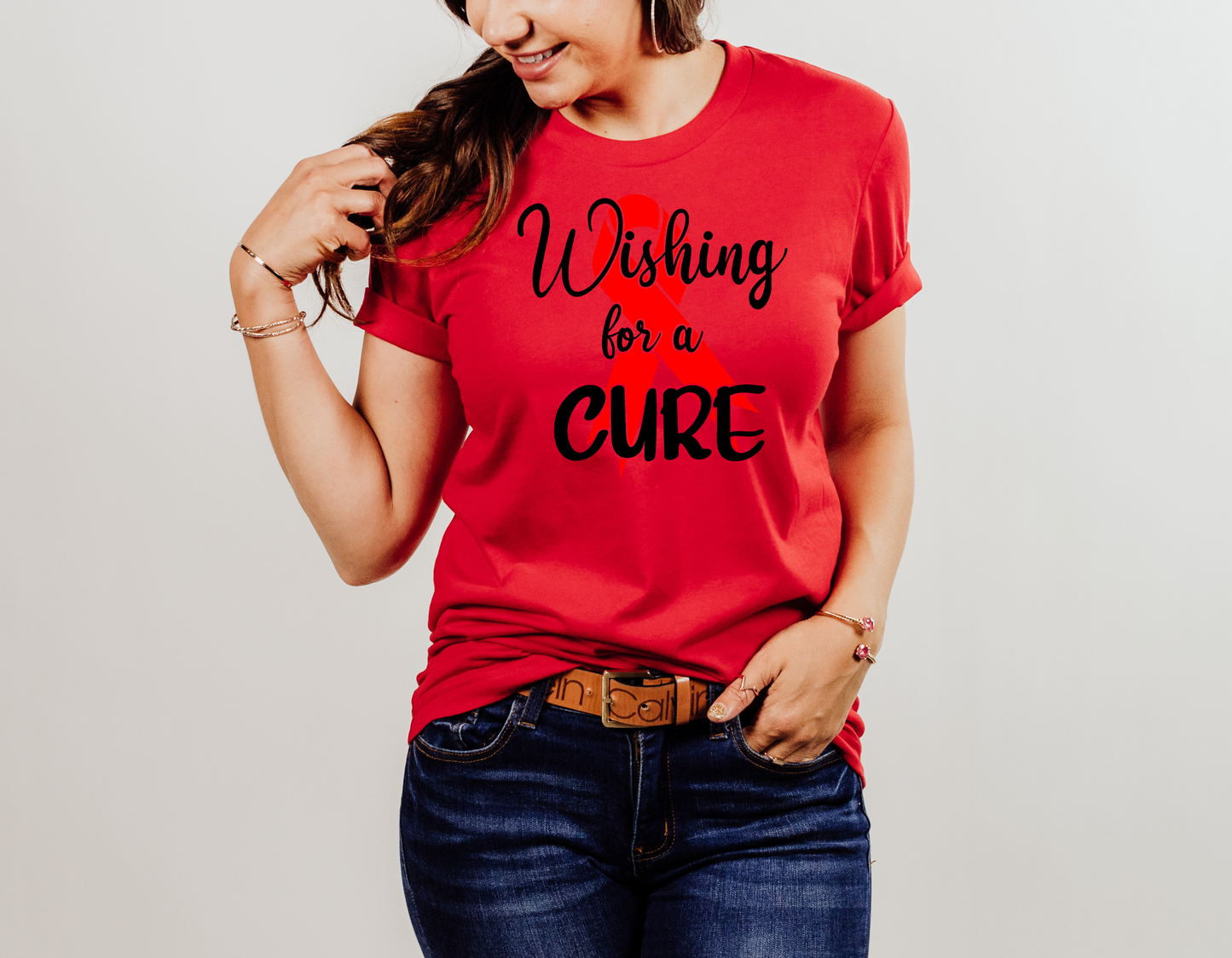 Wishing for a Cure: Show Your Support for Heart Disease Awareness with Our CHD T-Shirt