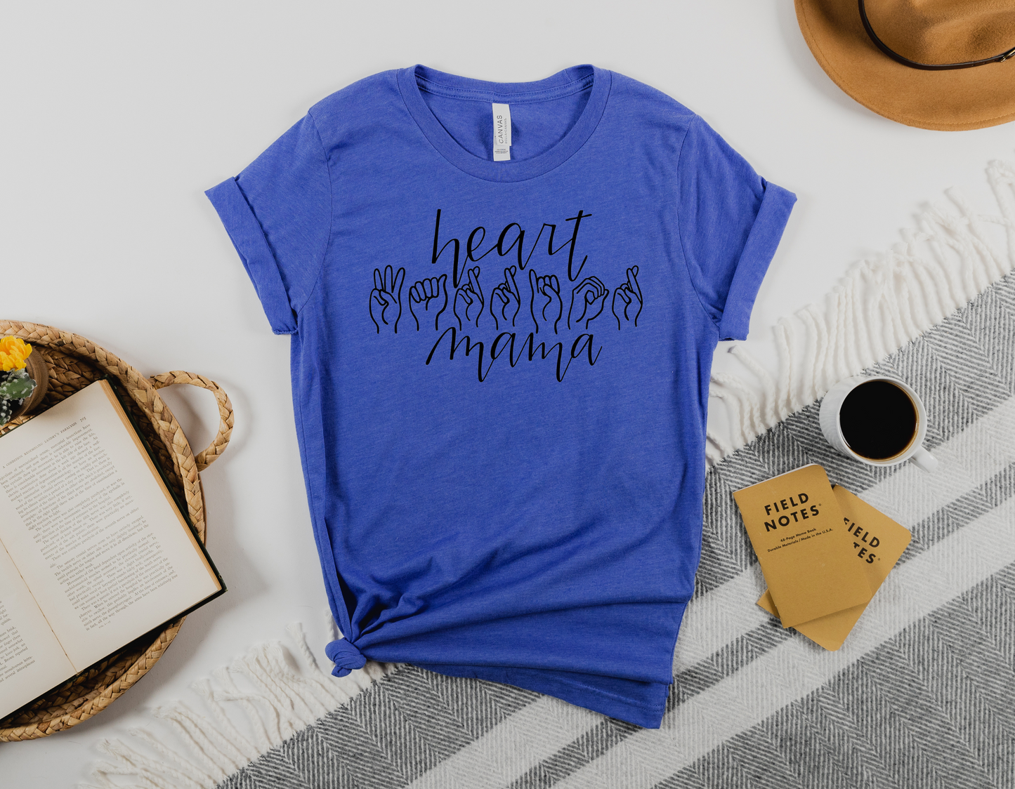 Show Your Support with Our Unique Sign Language Heart Warrior Mama T-Shirt