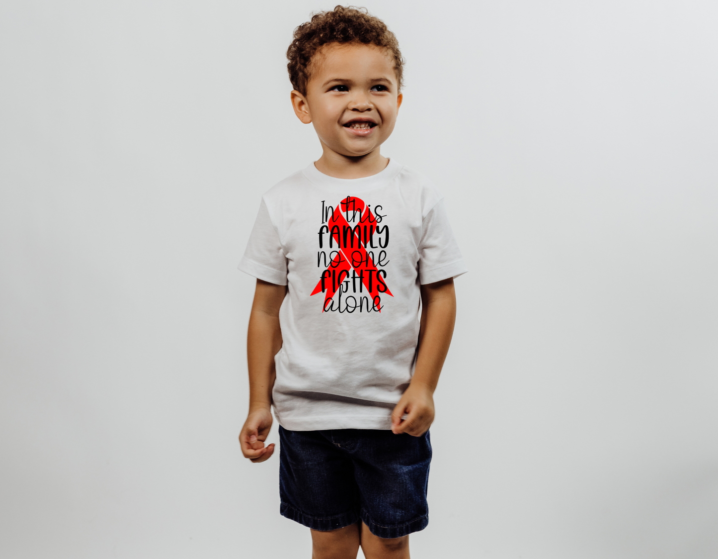 In This House, Nobody Fights CHD Alone: Supportive and Inspirational T-Shirts for Heart Disease Awareness