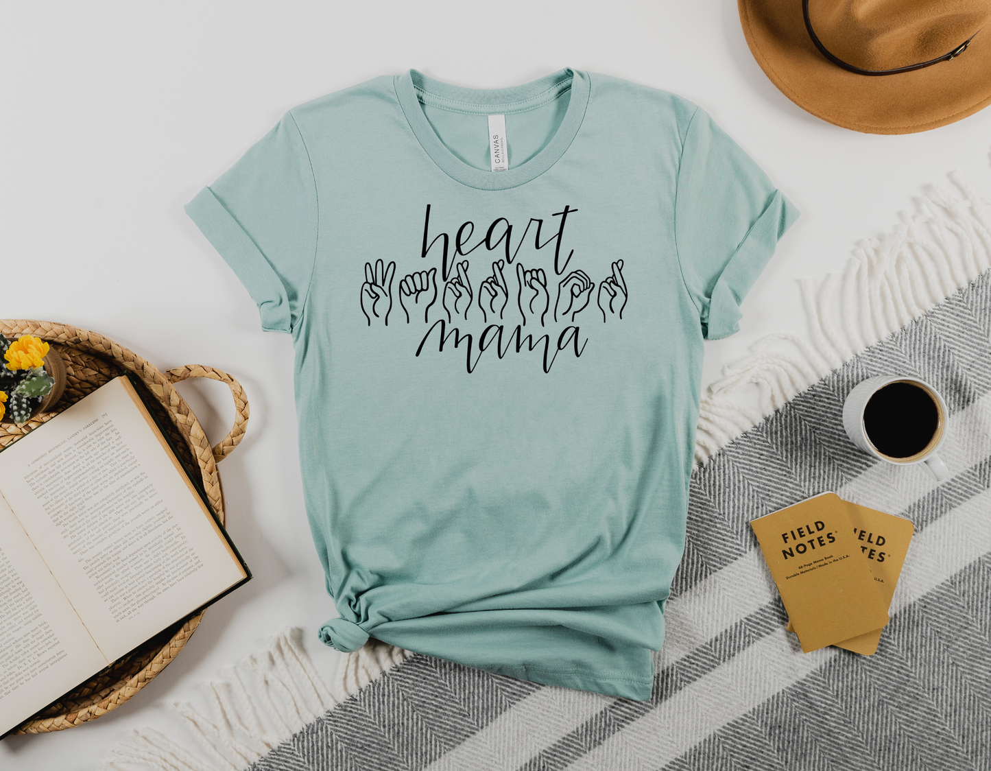 Show Your Support with Our Unique Sign Language Heart Warrior Mama T-Shirt