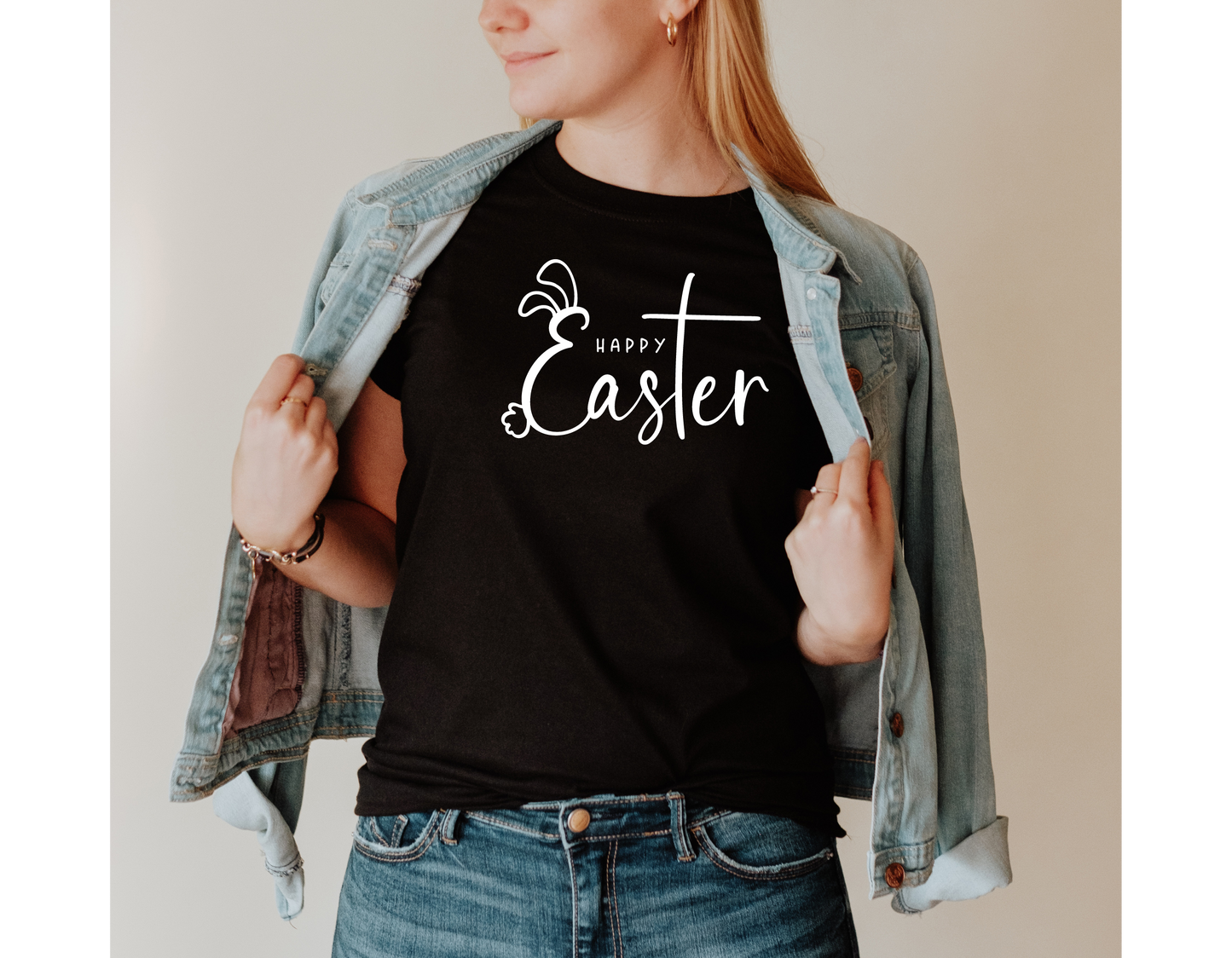 Celebrate Easter in Style with Our Happy Easter Bunny T-Shirt - Perfect for the Whole Family