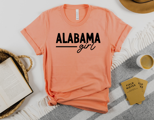 Sweet Home Alabama: Show Your State Pride with Our Alabama Girl T-Shirt!