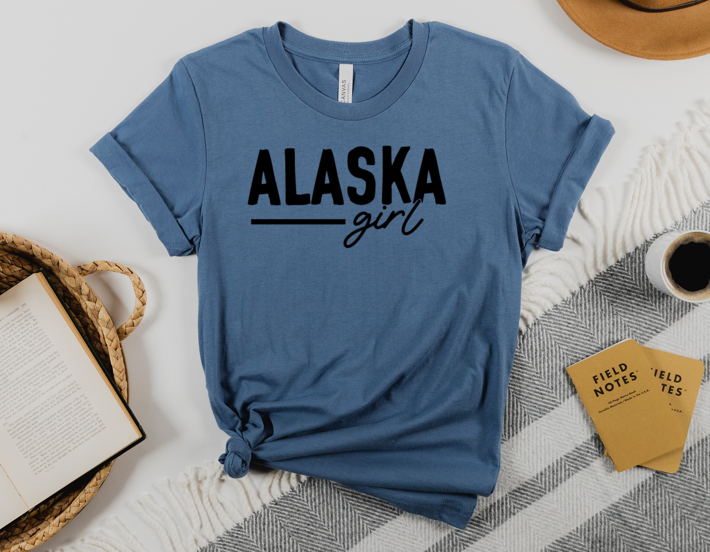 Adventure Awaits with Our Alaska Girl T-Shirt - Perfect for Outdoor Enthusiasts!