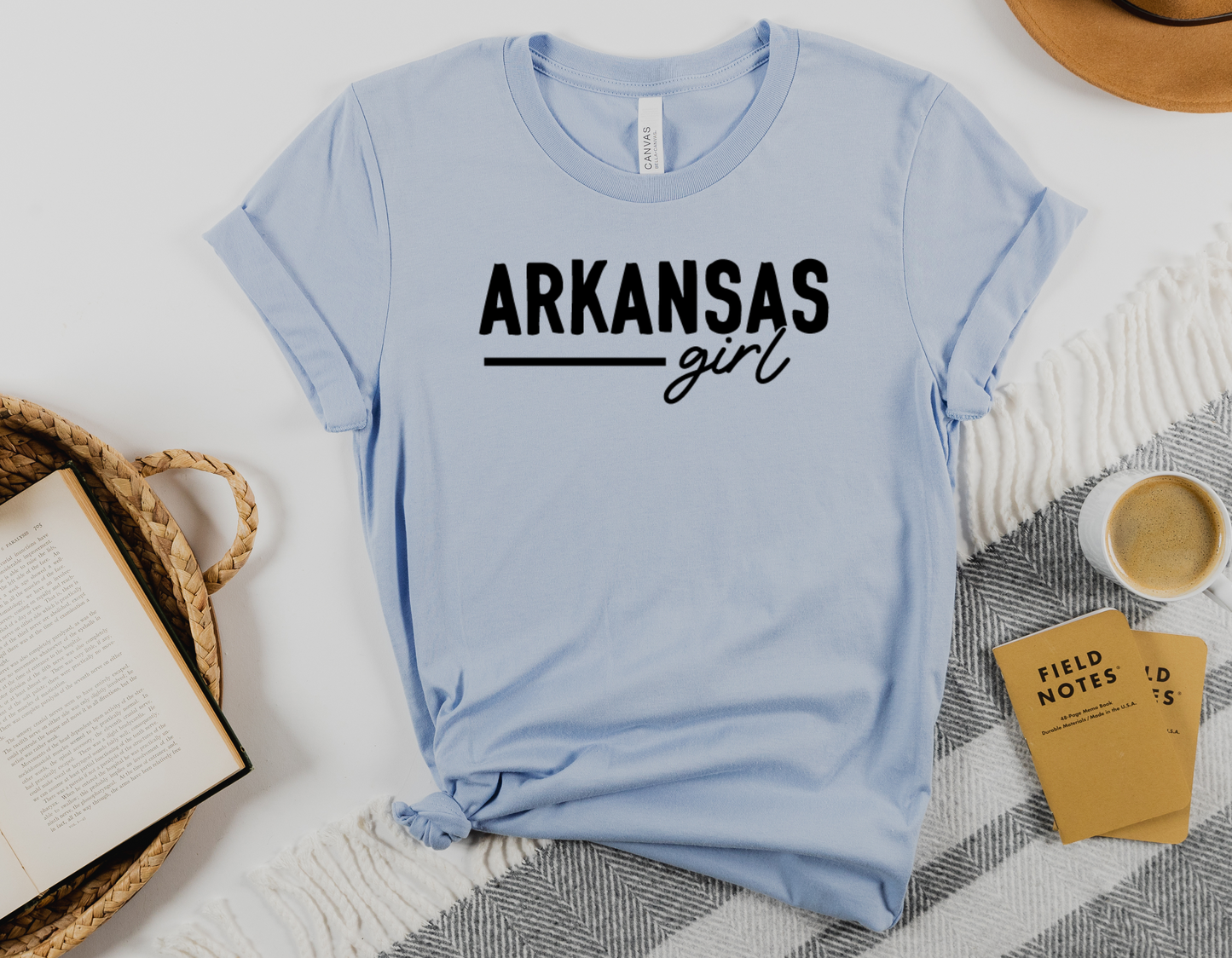 Home Sweet Home: Arkansas Girl T-Shirt for Proud Arkansas Natives