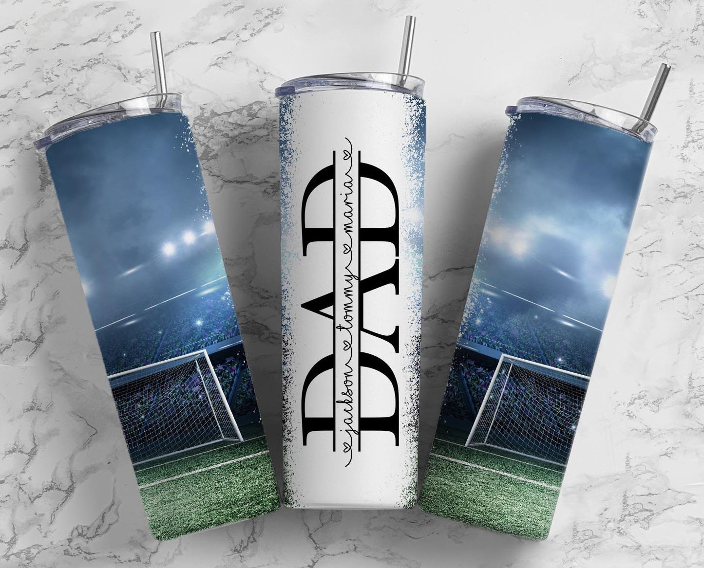 Stay Hydrated on the Sidelines with Our Soccer Dad Personalized Tumbler