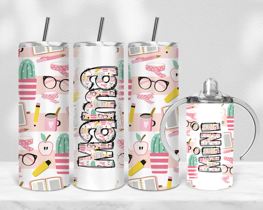 Gift Your Favorite Teacher Mama and Mini Me with Matching Tumbler Set