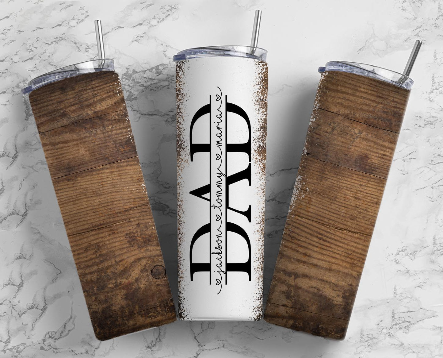 Surprise Dad with the Perfect Gift: Wood Dad Tumbler - Order Now!