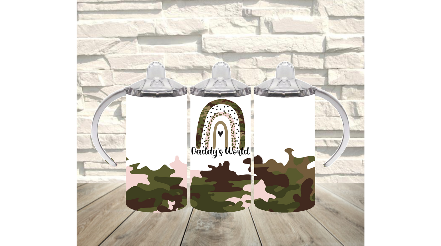 Get Ready for Your Next Adventure with Our Camo Mama/Daddy and Mini Tumbler Set - Perfect for Matching Parent-Child Bonding Time!