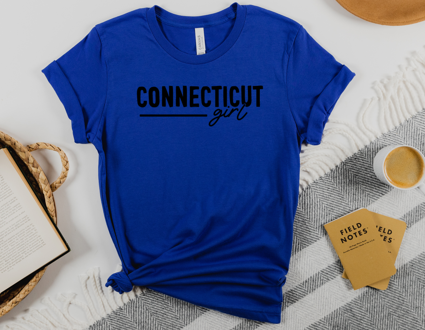 Connecticut Girl" T-Shirt - Show Your Love for the Constitution State with Our Stylish Tee!