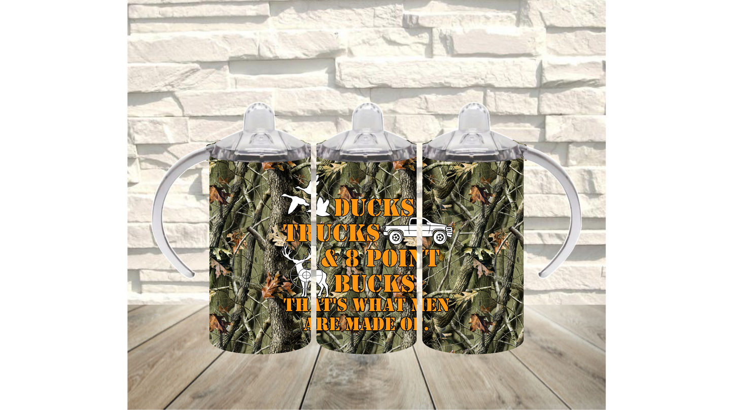 Father and Son Bonding: Ducks, Trucks, and 8-Point Bucks Daddy/Son Tumbler Set