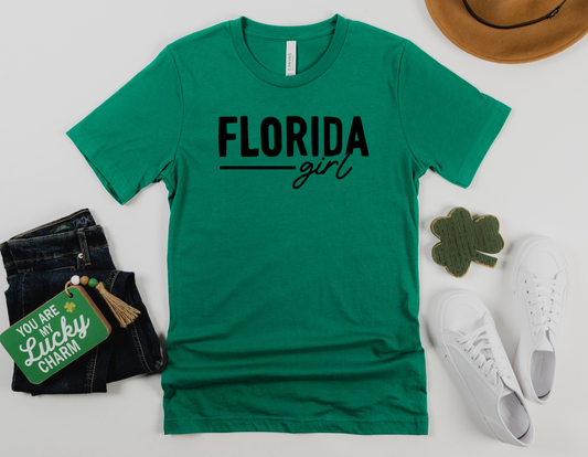 Sun, Sand, and Style: Our Florida Girl T-Shirt for Beach Lovers and Sunshine Seekers!