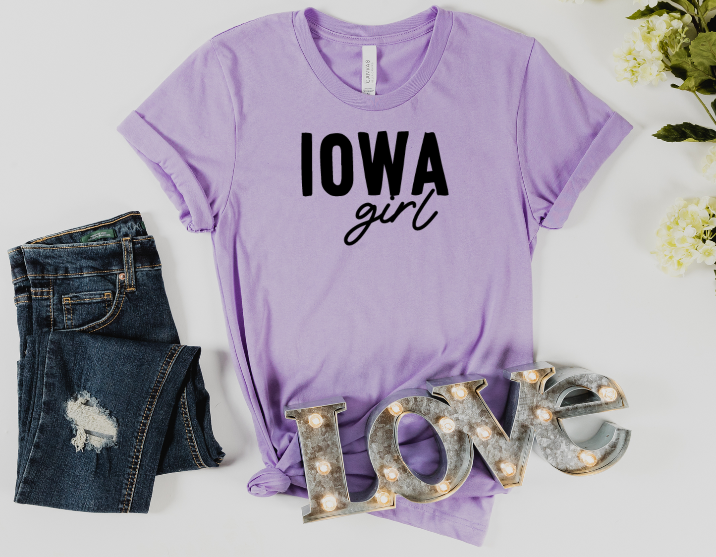 Iowa Girl T-Shirt: Represent Your Hawkeye State Love in Style!