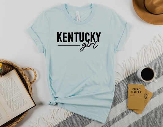 Kentucky Girl T-Shirt - Show Your Bluegrass State Pride in Style!