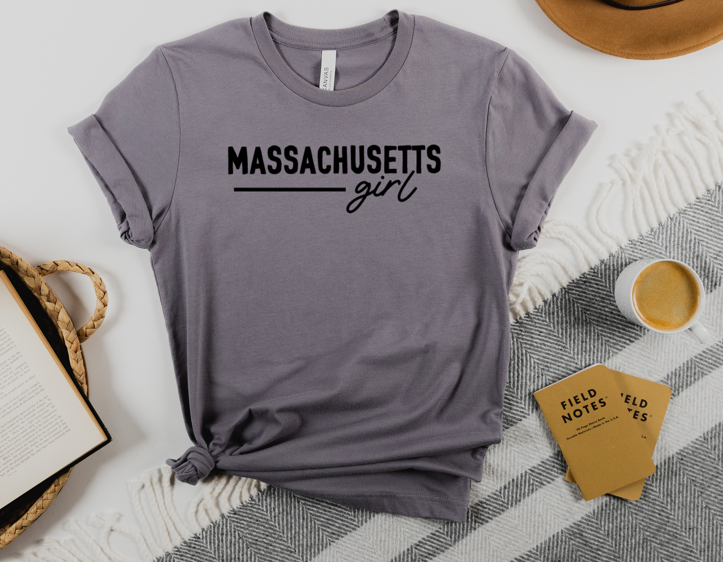 Massachusetts Girl T-Shirt - Show Your Bay State Love in Style!