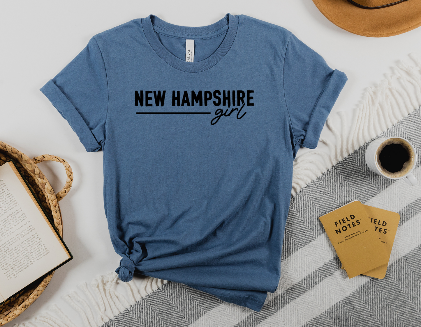 New Hampshire Girl T-Shirt: Show Your State Pride in Style! - Shop Now