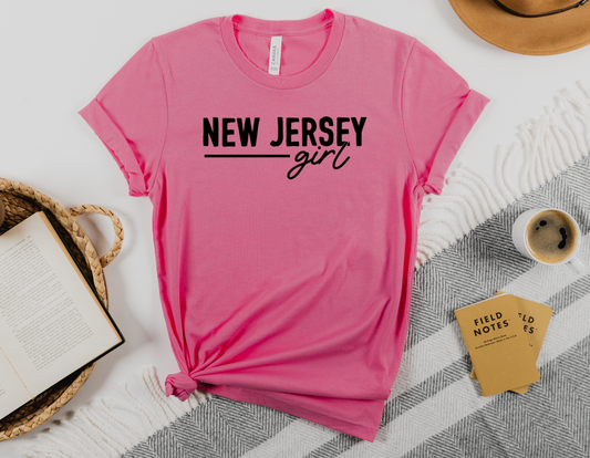 New Jersey Girl T-Shirt: Show Your State Pride in Style! - Shop Now.