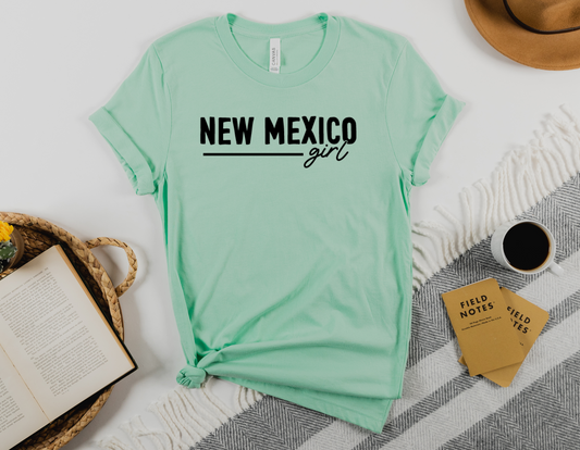 New Mexico Girl T-Shirt: Show Your State Pride in Style! - Order Now.