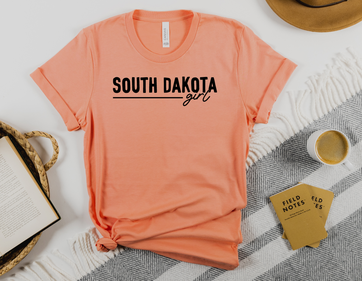 Represent the Mount Rushmore State with Our South Dakota Girl T-Shirt - Shop Now!