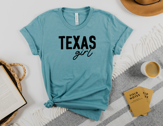 Show Off Your Lone Star State Pride with Our Texas Girl T-Shirt - Order Now!